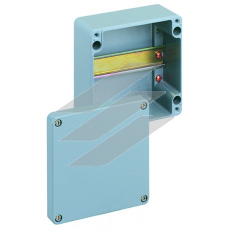 Корпус ALR 1616-L (160х160х91мм), алюміній, з DIN-рейкою, гладкі стінки, IP66, Spelsberg